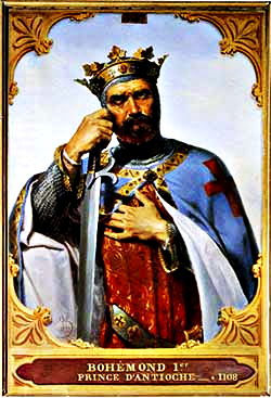Bohemundo I. Principe de Tarento y Antioquía. Primera Cruzada